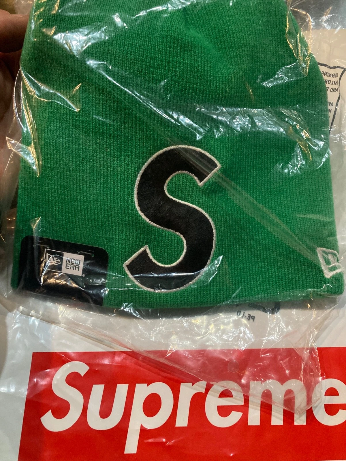 Logo Supreme New Era Big S vert neuf
