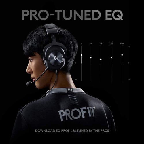 Logitech G PRO X Black Over the Ear Gaming Headset - Afbeelding 9 van 9