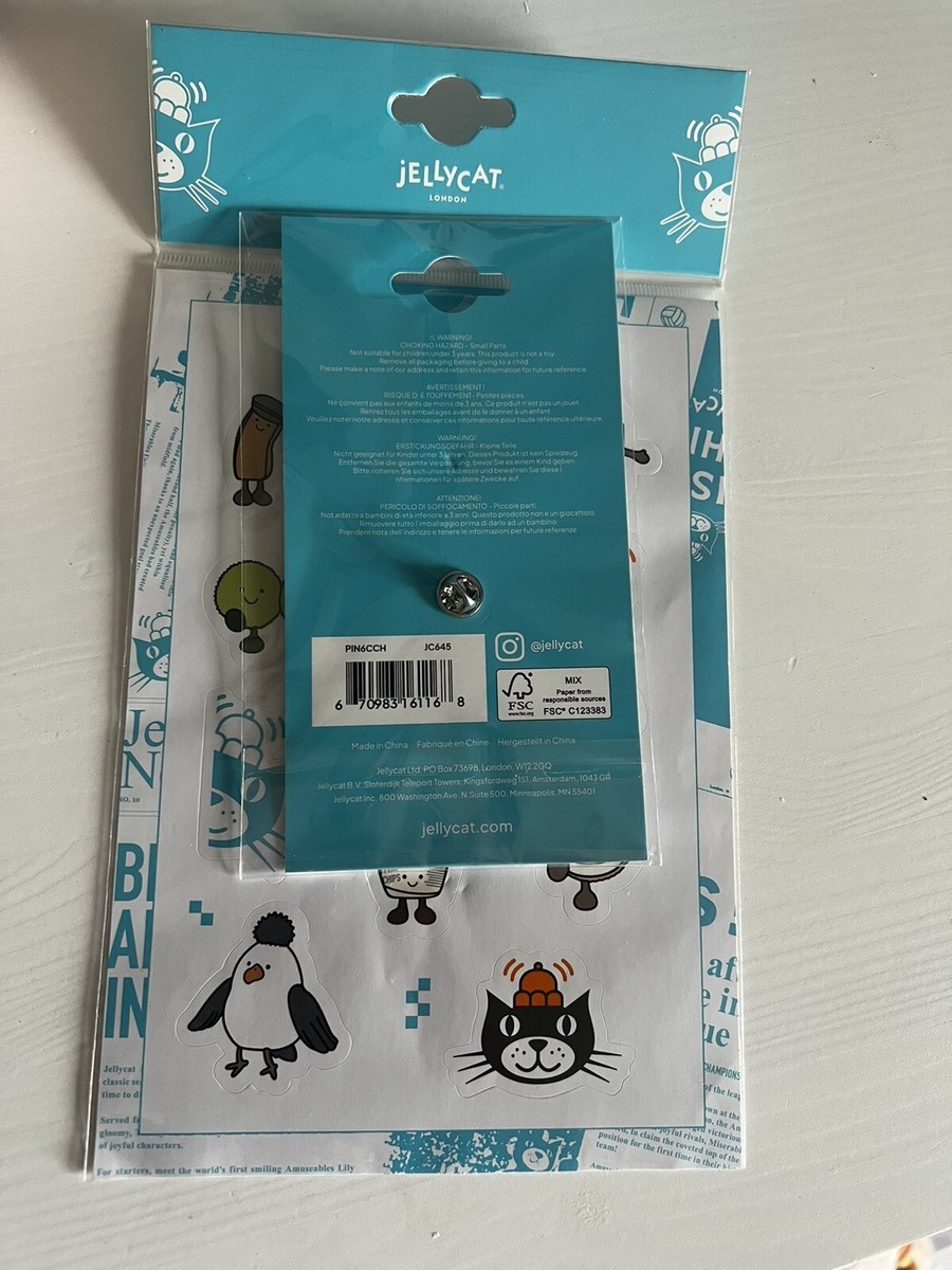 Jellycat London Fish And Chip London Exclusive, Cosy Chips Enamel