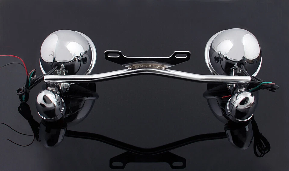 Driving Blinker Spot Light Bar für Yamaha Honda Suzuki Kawasaki cruisers - Bild 3 von 4