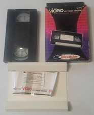 Discwasher Digital Video VCR Head Cleaner 1780 VHS Dry Cleaning System