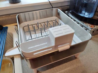 Knife Block holder for Simplehuman Dishrack drainer drain rack 3D