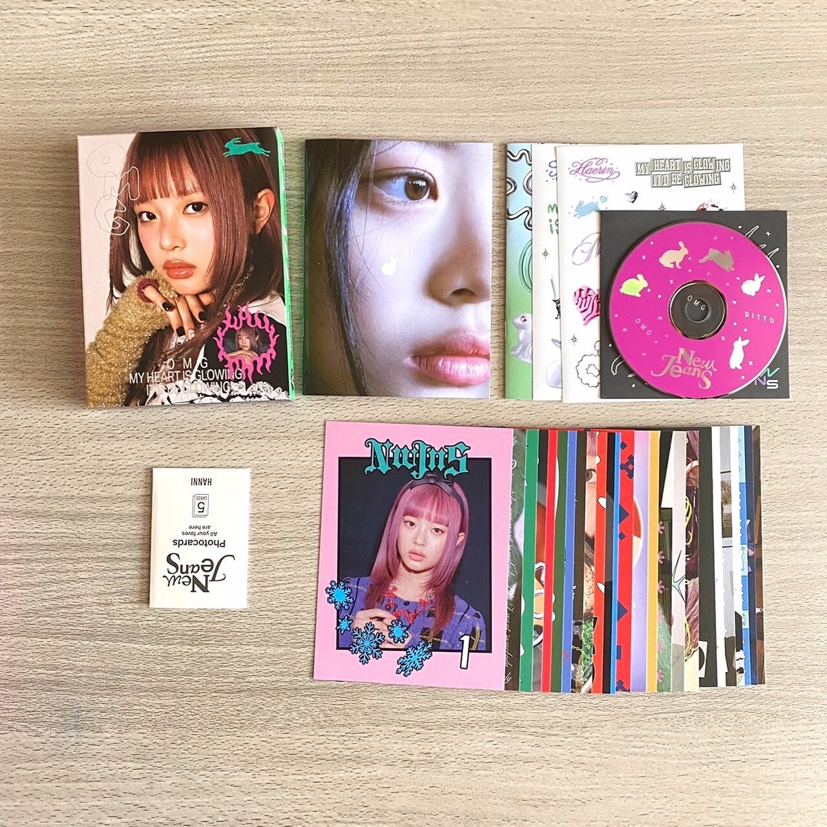 NewJeans OMG Message Card Album 6 ver. set New Jeans No