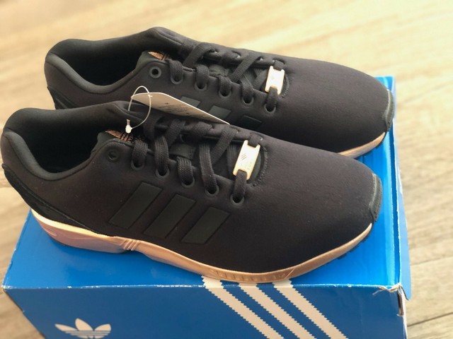adidas zx flux core black gold