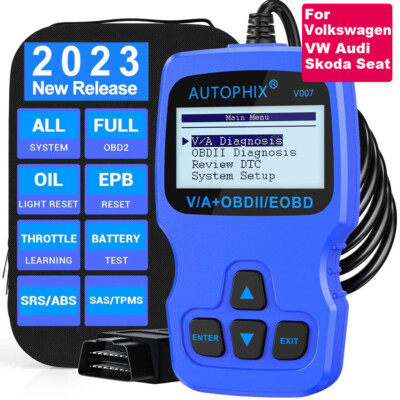 AUTOPHIX V007 Car All Systems Diagnostic Scanner Tool Car EPB OIL TPS Reset US