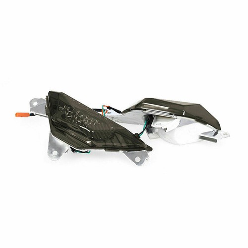 1 Pair Smoke LED Amber Turn Signal Light 12V Fit KAWASAKI NINJA 250 2013-2017 - Picture 6 of 6
