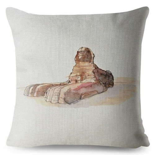 Classic Building Statue Of Liberty Scenic Cushion Covers Linen Pillow Home Decor - Picture 23 of 33