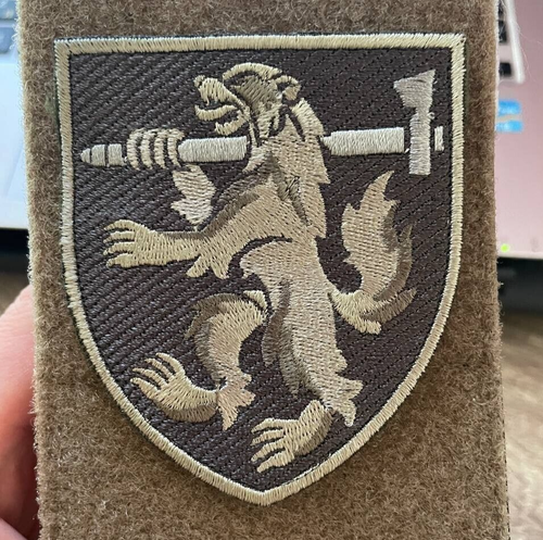 Insigne 10ème Brigade Mécanisée Drago G2211, 2 pastilles gravées