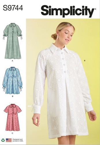 Simplicity Sewing Pattern S9744Y5 Misses' Dresses Sizes 18-26 @ JM Embroideries - Picture 1 of 7