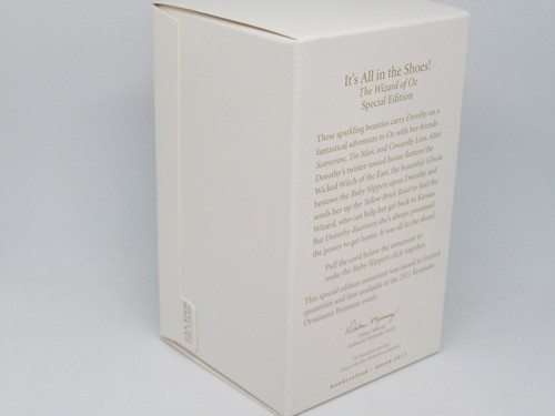 Hallmark 2011 It's All in the Shoes -Wizard of Oz -Ruby Slippers -Ltd. Ed. -NIB - Picture 5 of 17
