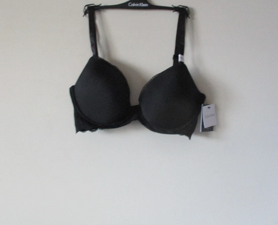 Calvin Klein соблазнительный комфорт кружева пуш-ап Demi бюстгальтер QF1444 Рекомендуемая розничная цена производителя $46.00 новый с Ярлыками - Изображение 3 из 4