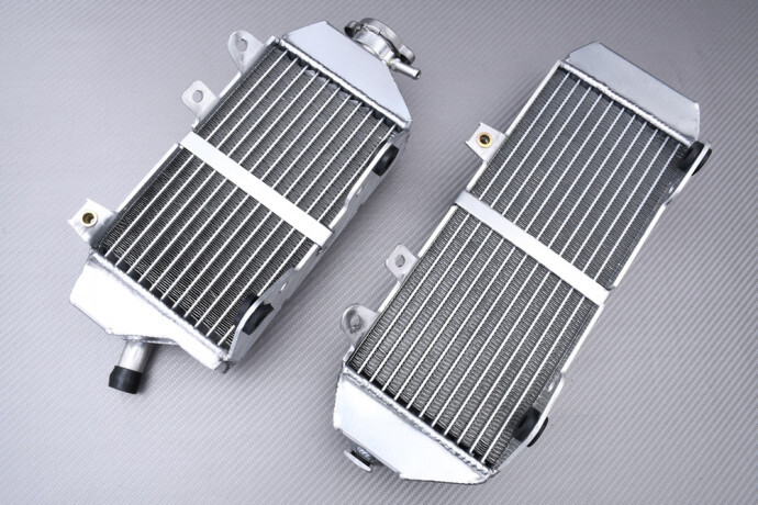 Radiateur eau AVDB en aluminium ultra renforcé pour moto Kawasaki KX 450