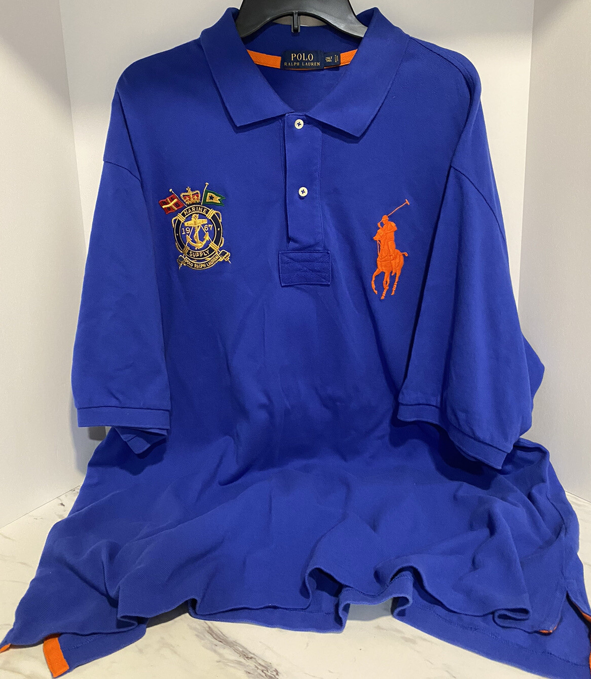 Polo Ralph Lauren Marine Supply Crest Big Pony Polo S… Gem