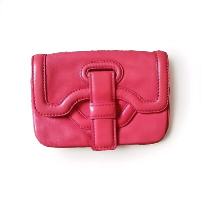 Botkier rote Leder Designer Clutch Tasche