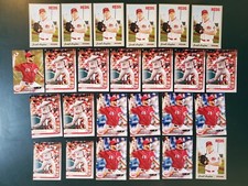 JARED HUGHES - Lot of (25) cards - 2018-2019 Topps + Heritage REDS