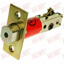 Commercial Entry Deadbolt Latch UL Fire Rate 2-3/4" Backset Polished Brass