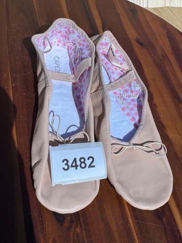 Capezio Ballet Pink Shoes Classic Dance Slippers Flexible Leather Size 9.5 - Picture 7 of 7