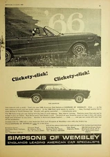 Original 1966 Ford AD:1966 FORD GALAXIE 500 7- LITRE CONVERTIBLE
