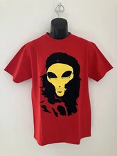 Pleasures Red Alien Tee T-Shirt M Sold Out Streetwear  Exraterrestrial Sci-fi