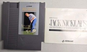 Jack Nicklaus Golf W/ Manual (NES, 1989) Excellent Collector Condition