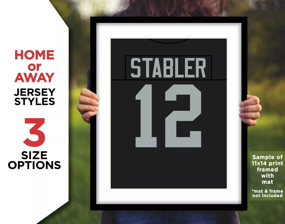 ken stabler oakland raiders jersey