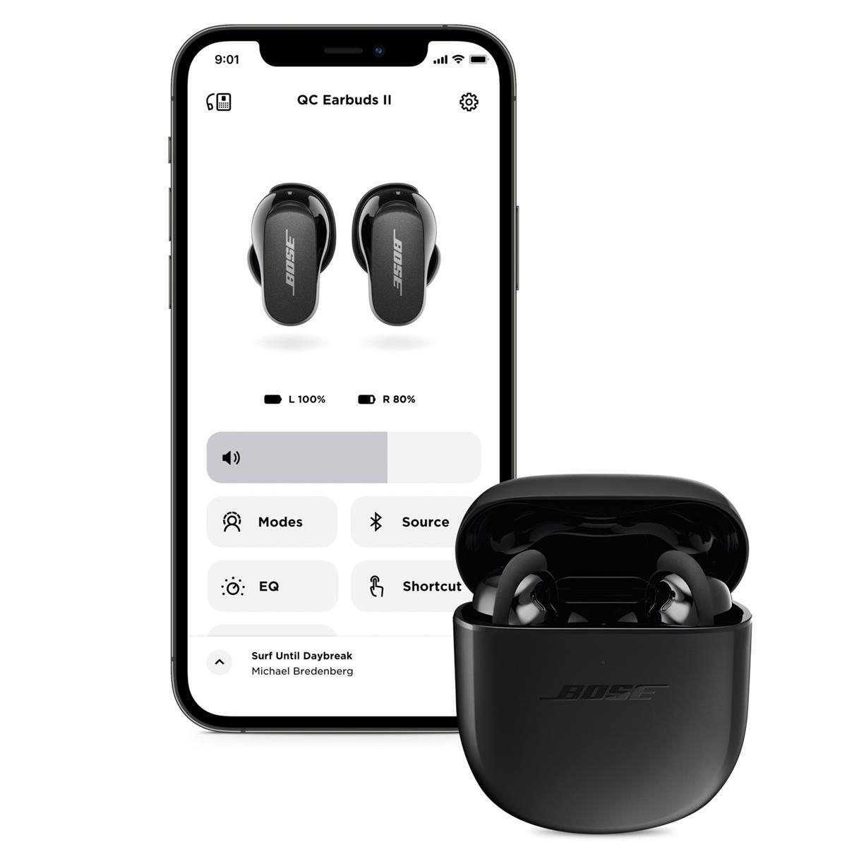 Bose QuietComfort Earbuds II, Triple Black #870730-0010