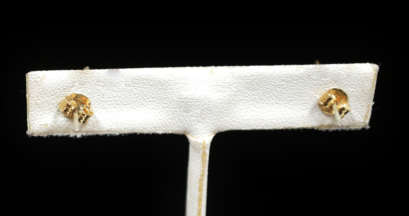 Sterling Silver Square Clear Gem Stud Earrings #F… - image 3