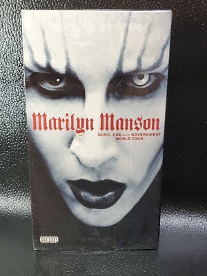 ''Marilyn Manson - Guns, God and Government World Tour''! RARE, Brand NEW RARE VHS