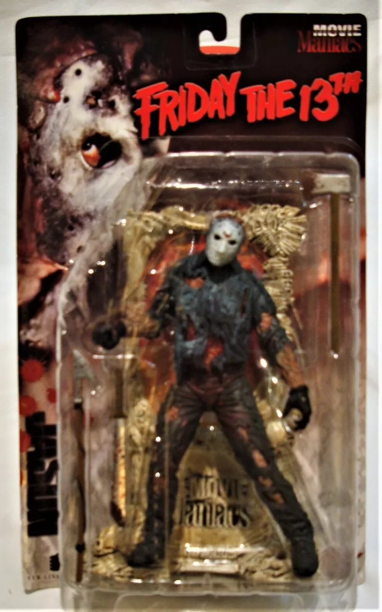 New 1998 McFarlane Toys Movie Maniacs Jason Voorhees Friday the 13th Figure