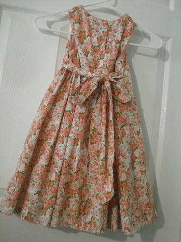 Maggie and Zoe Pink Floral Dress Pintucks Size 6 NEW - Picture 10 of 11