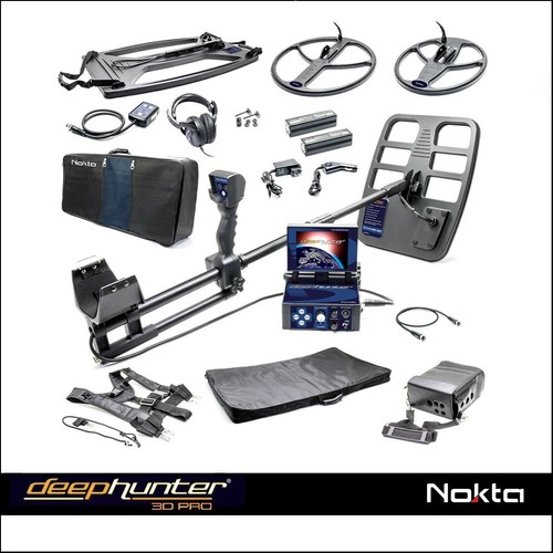 METAL DETECTOR DEEPHUNTER 3D PRO NOKTA MAKRO PIASTRA ORO GROTTE CAVITÀ - Foto 3 di 3