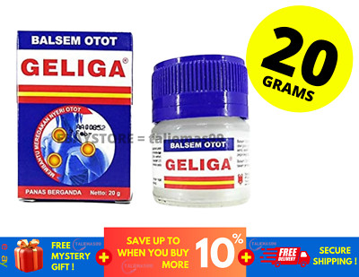 Balsem Otot Geliga Double Heat Muscular Balm 20 Gram