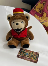 Grateful Dead Bear "Cheeky" w/Tour Memory Tag 7  Plush from Liquid Blue RARE