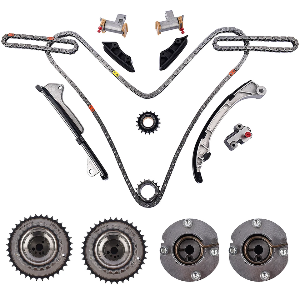 Timing Chain Kit Camshaft VVT Sprocket For 06-17 Toyota Avalon Camry Sienna 3.5L Foto 3 de 4