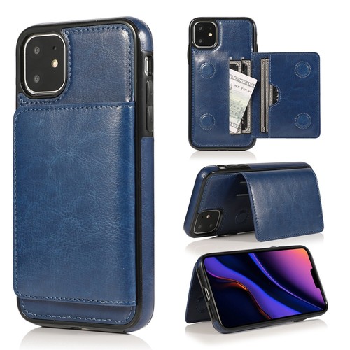 Case For iPhone 16 15 Pro Max 14 13 12 11 Leather Card Holder Wallet Stand Cover - Picture 33 of 36