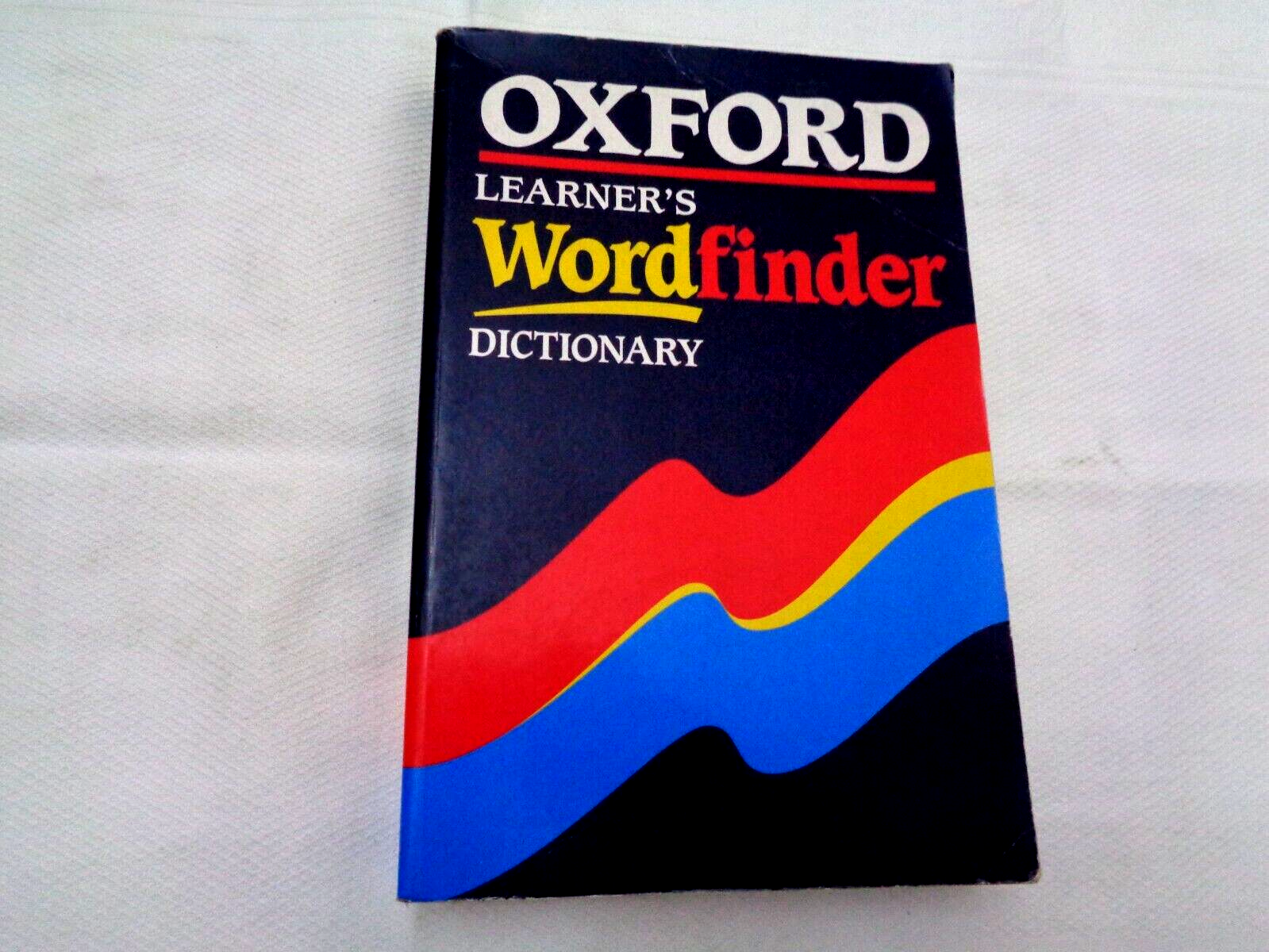 OXFORD LEARNER'S WORDFINDER DICTIONARY HUGH TRAPPES-LOMAX 1997