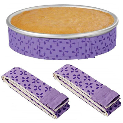 2 Stück Backen-Even Streifen Gürtel Backen Sogar Backen Feucht Level Kuchen Backwerkzeug UK