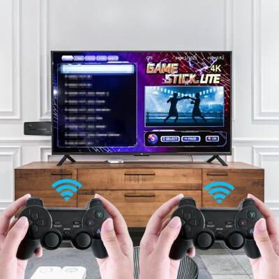 One Classic Retro Game Stick M8 Wireless Video Consoles 2.4G Over 20K Games