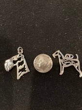 Airedale Terrier - Sterling Silver Dog Breed Jewelry Pendant