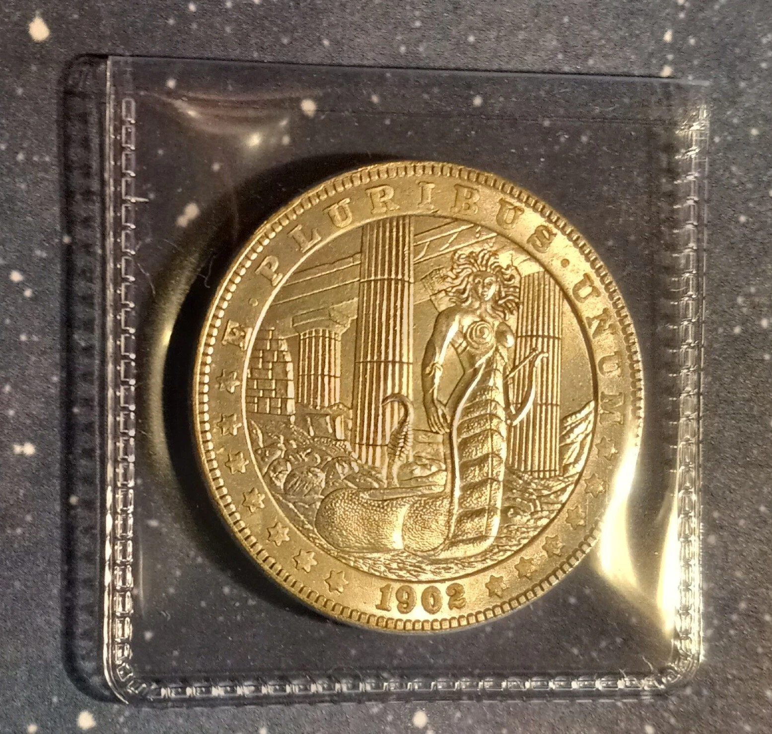 메두사 고르곤 오컬트 코인 달러 토큰 멋진 디테일 그리스 신화-Freehip.co.kr