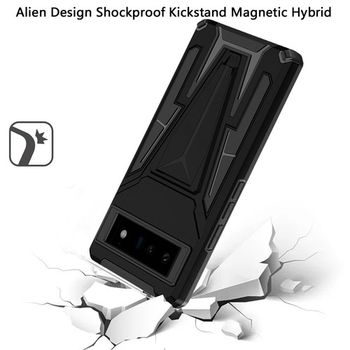 For Samsung Galaxy S22+ Plus Hybrid Kickstand Rugged Shockproof 2in1 Case Cover - 第 5/6 張圖片