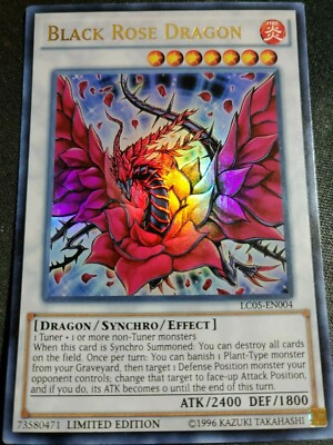 Yugioh Ultra Rare Black Rose Dragon LC05-EN004 Limited Edition Near Mint | eBay Yugioh Ultra Rare Black Rose Dragon LC05-EN004 Limited Edition Near Mint | eBay
