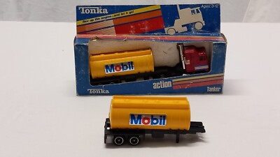 Vintage SPIELZEUG  - TONKA - TANK - LKW mit 2 Anhänger - 70er Jahre / gebraucht