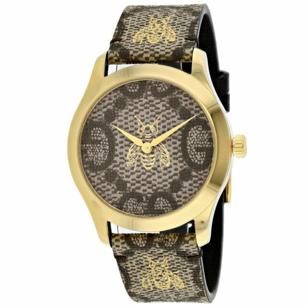 Gucci G-Timeless GG Supreme Gold Unisex 
