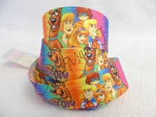 Scooby-Doo  Friends 1" Grosgrain Ribbon YOUR CHOICE 5 or 10 Yards Cartoon 