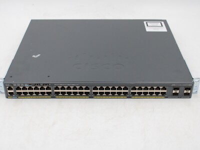 Cisco 2960 X-Series WS-C2960X-48LPS-L 48 Port PoE+ 370W Cisco 2960 X-Series WS-C2960X-48LPS-L 48 Port PoE+ 370W
