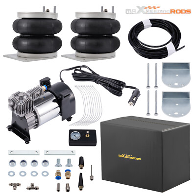 2X Federbalg Hinten + 12V Kompressor Kit for Vauxhall Movano Renault Master