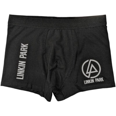Rock Off LINKIN PARK Band Licensed Boxers Shorts Black With Logo XL NEW ...
