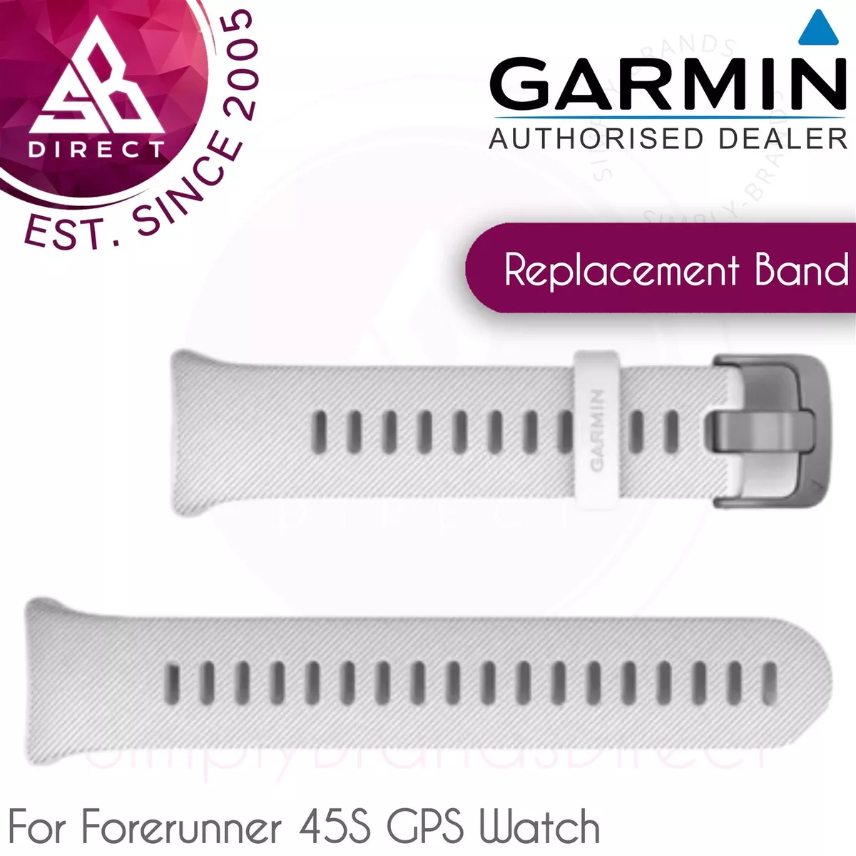 Forerunner 45S GPS Watch - White