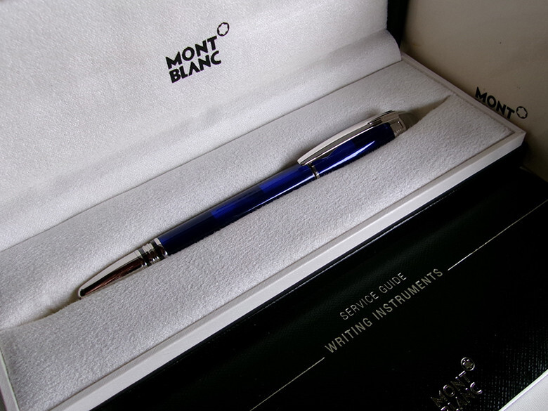 MONTBLANC STARWALKER COOL-BLUE ボールペン Montblanc Starwalker Cool Blue Ballpoint Pen - Preowned